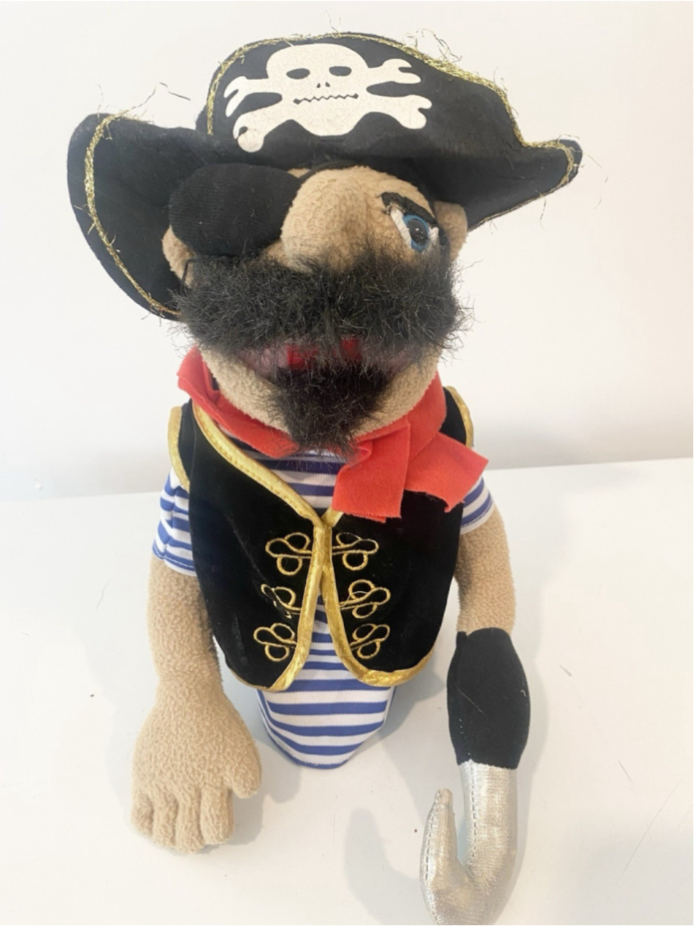 Melissa & Doug Barnacle Bart Pirate Puppet Captain Willy SML Plush Toy